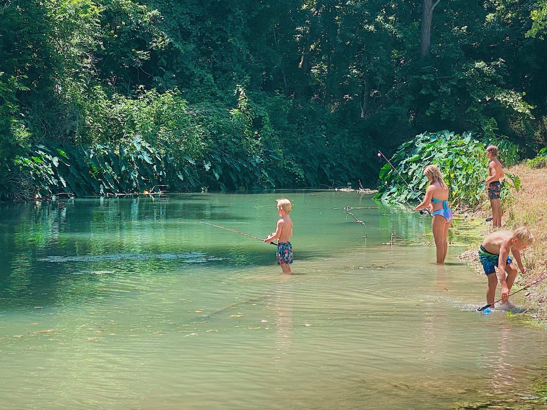 Kayaking, fishing, fire pits